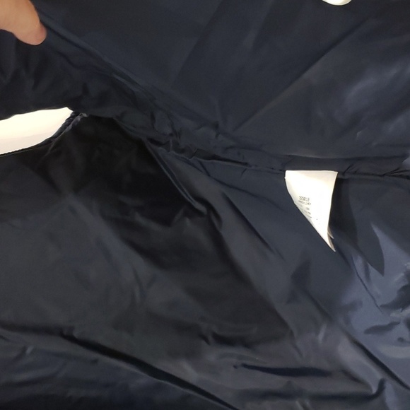 Marks Quilted Vest Mens Large Navy Blue Liner Size Large - Picture 7 of 9